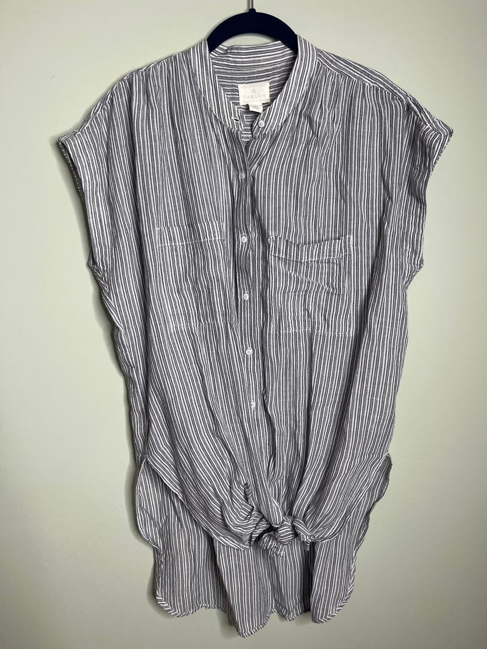 Caslon Striped Lightweight Tunic Small